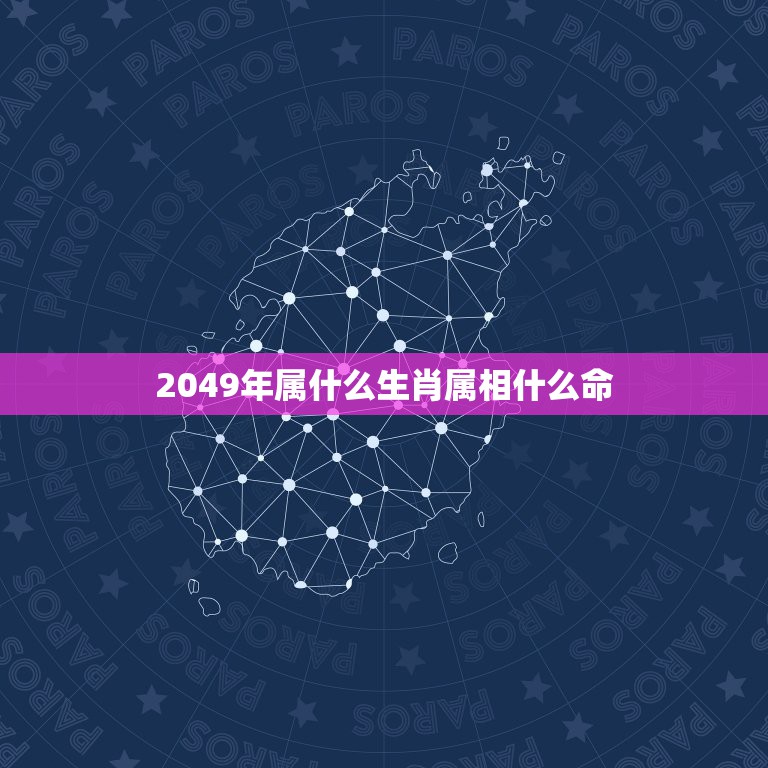 2049年属什么生肖属相什么命，属相年份