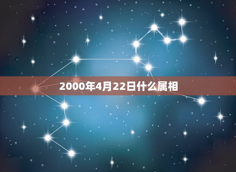 2000年4月22日什么属相，1997年农历4月22日是属什么？是什么