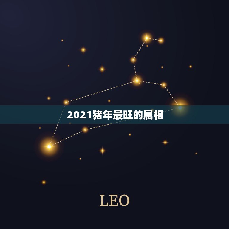 2021猪年最旺的属相，2021年生肖运势大全