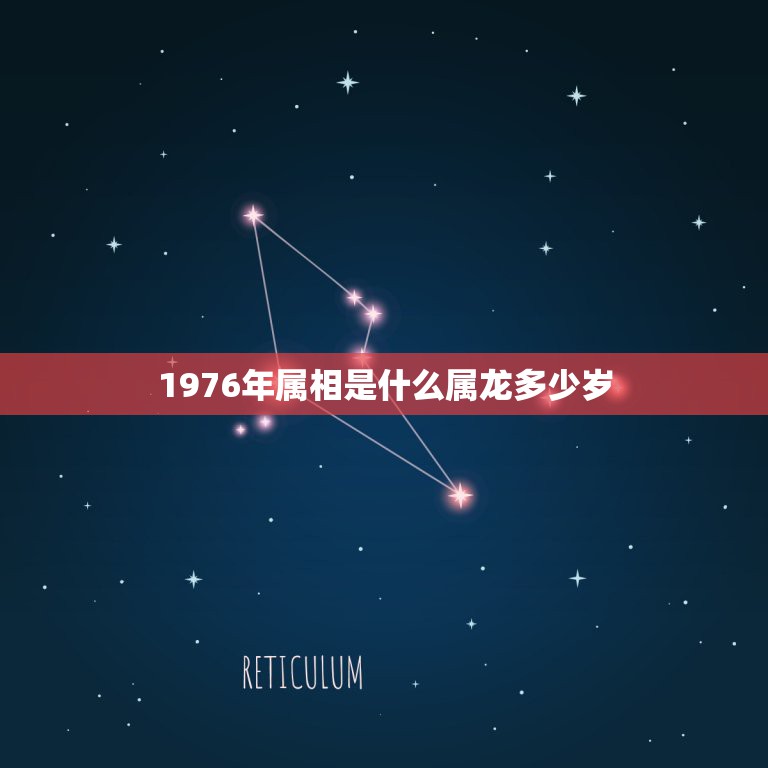 1976年属相是什么属龙多少岁，1976年属龙的今年多大2017