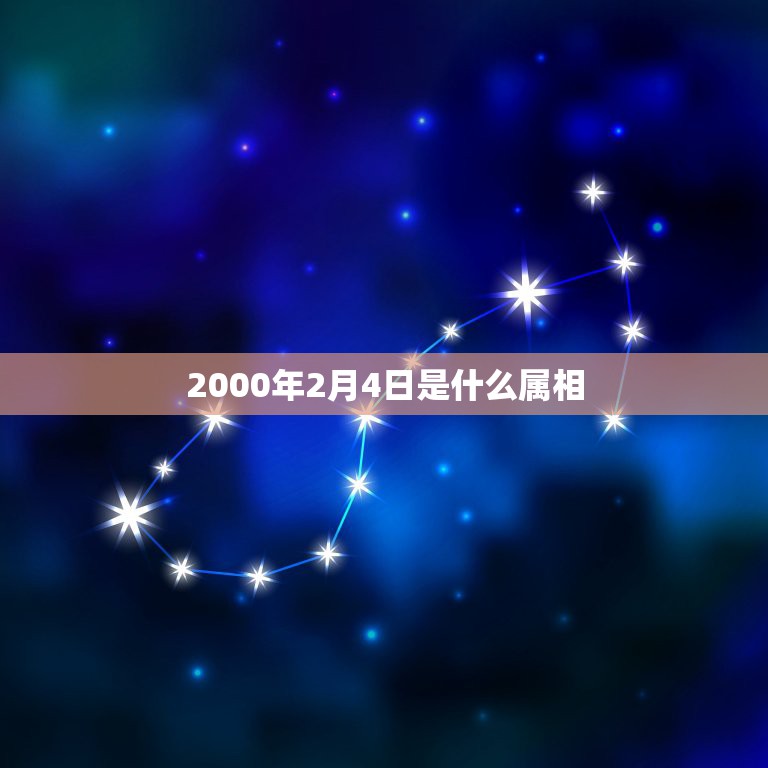 2000年2月4日是什么属相，2000年2月4日22点35出生属什么？