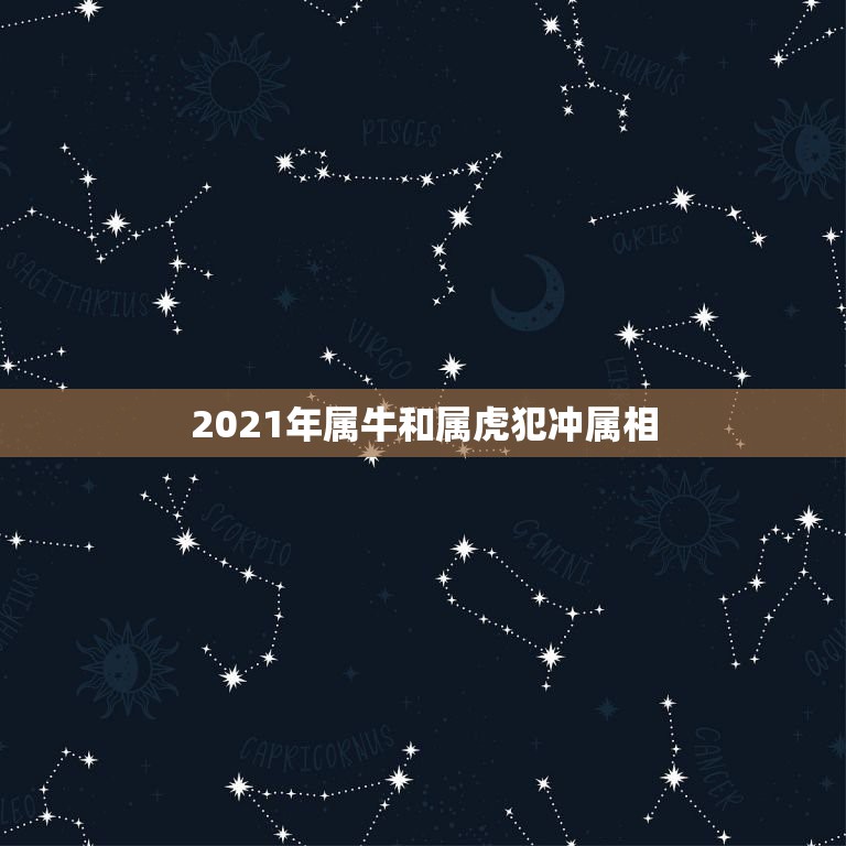 2021年属牛和属虎犯冲属相，属牛的和属虎的属相和不和