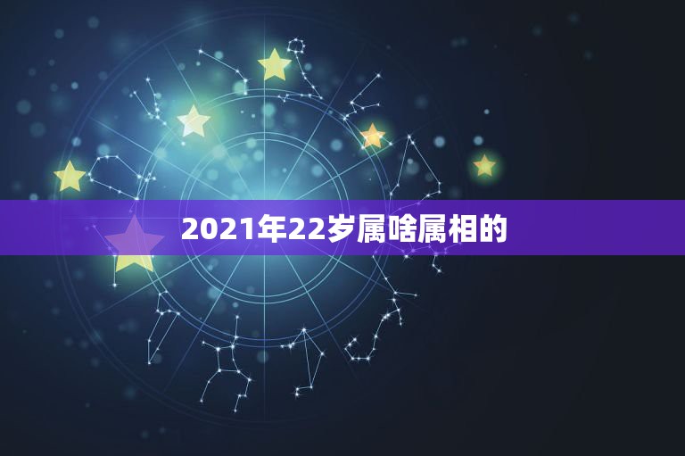 2021年22岁属啥属相的，22岁属什么生肖？