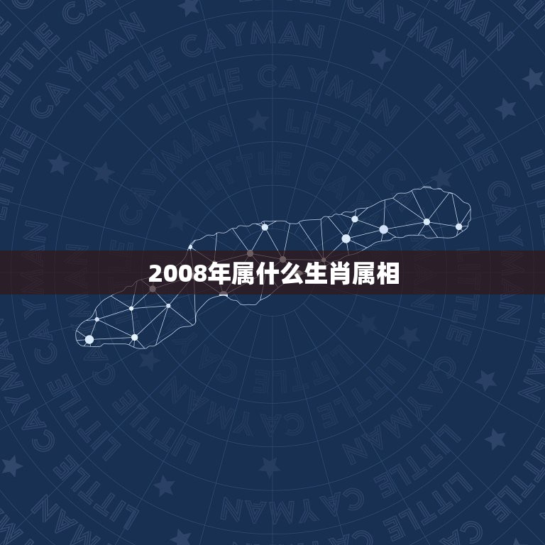 2008年属什么生肖属相，2008年的属相是？