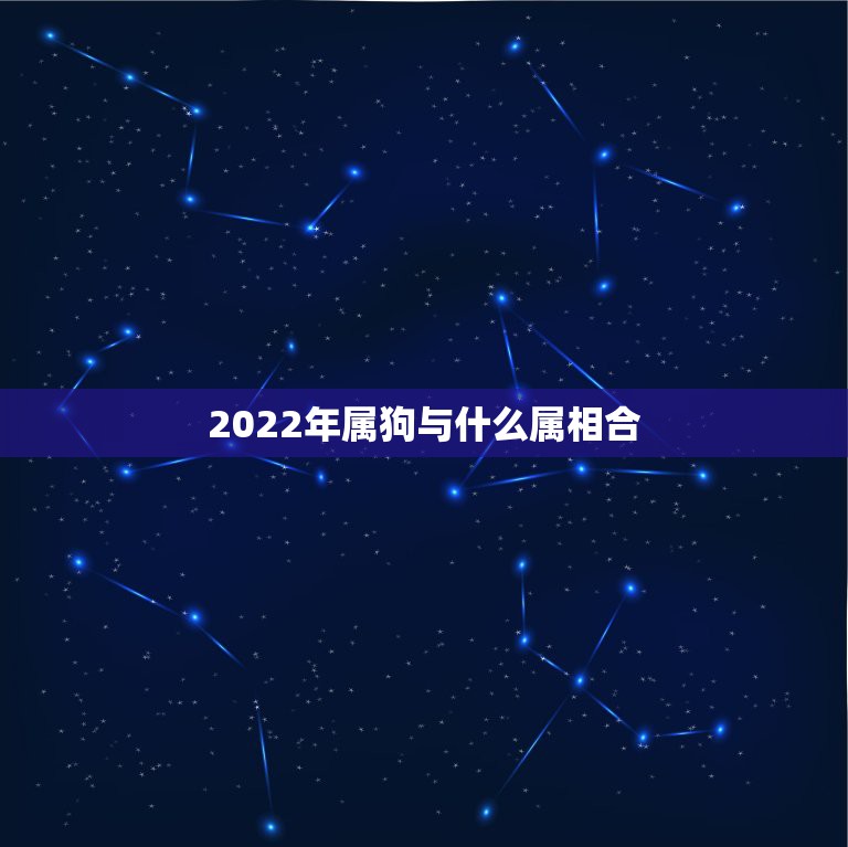 2022年属狗与什么属相合，2022年运势最好的生肖