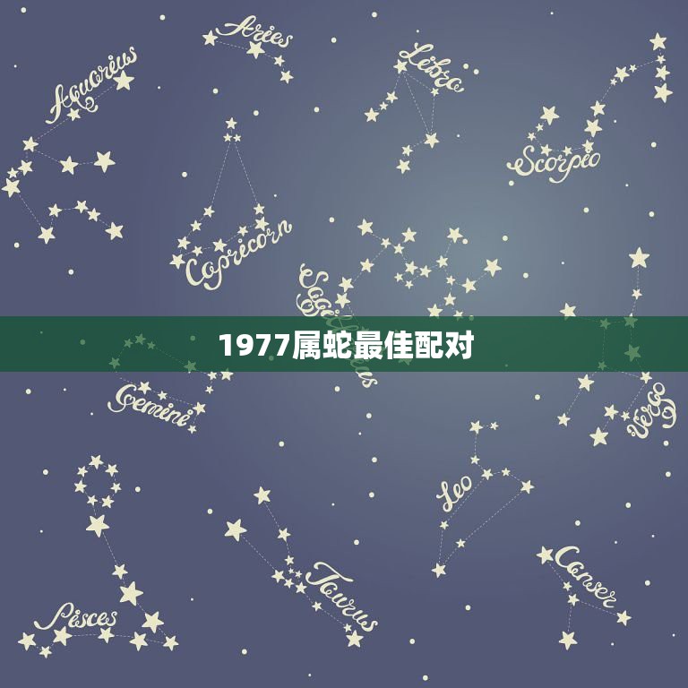 1977属蛇最佳配对，属蛇和什么属相最配 属蛇的最佳配偶