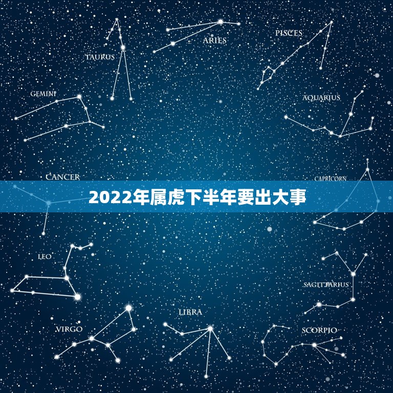 2022年属虎下半年要出大事，属虎人下半年可以做什么事