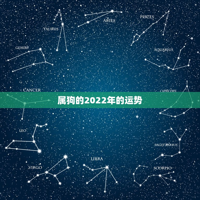 属狗的2022年的运势，2022年属狗人的全年运势