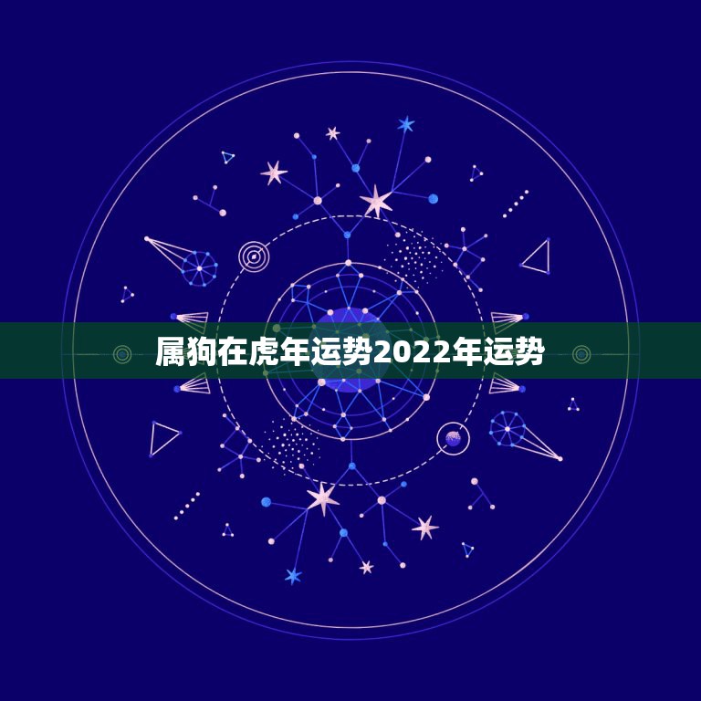 属狗在虎年运势2022年运势，2022年虎年对生肖狗好吗