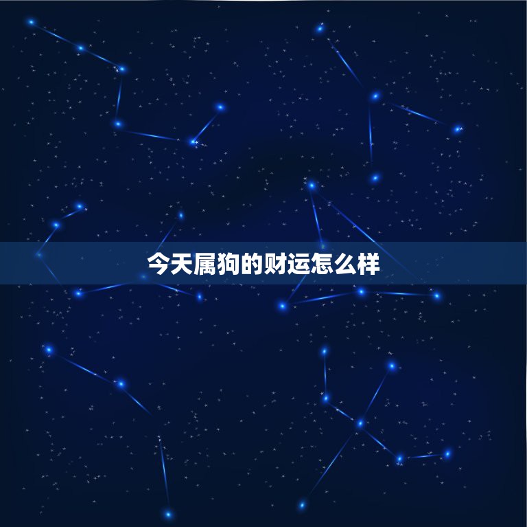 今天属狗的财运怎么样，2022 年属狗的今年啥样