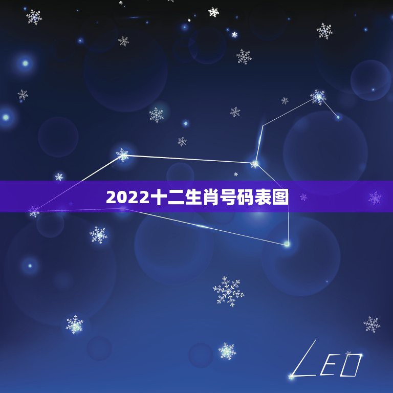 2022生肖数字图图片