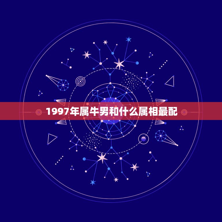 1997年属牛男和什么属相最配，1997年属什么生肖配对