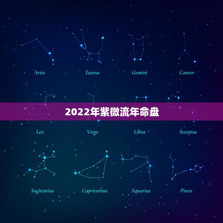 2022年紫微流年命盘，2022流年命宫武曲化忌