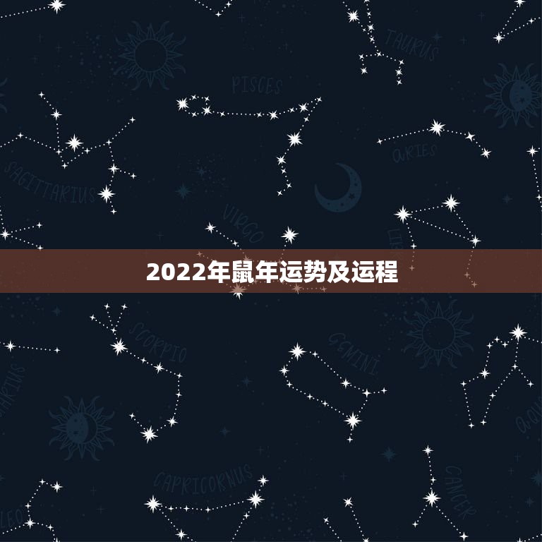 2022年鼠年运势及运程，鼠年运势2022运势详解