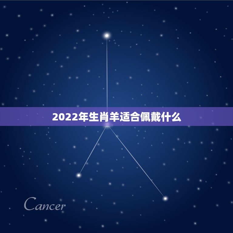 2022年生肖羊适合佩戴什么，属羊明年运势2022