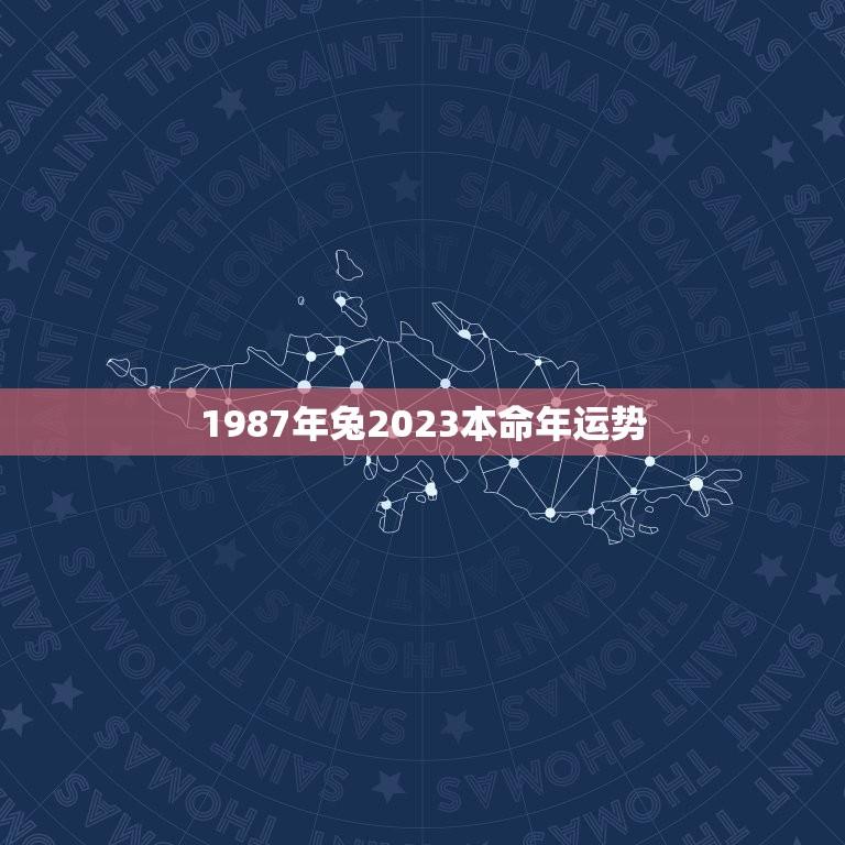 1987年兔2023本命年运势(好运连连财源滚滚)