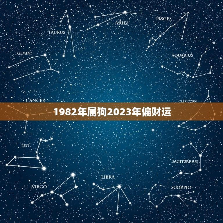 1982年属狗2023年偏财运(财富大爆发)