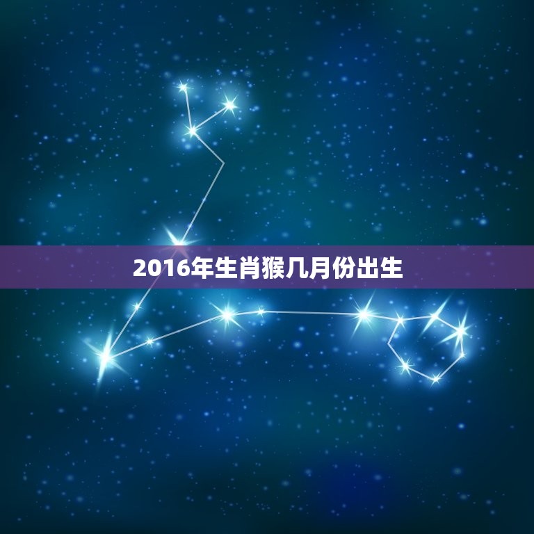 2016年生肖猴几月份出生(如何选择出生月份)