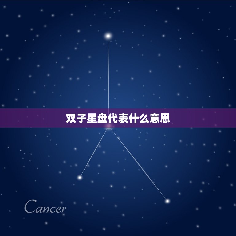 双子星盘代表什么意思