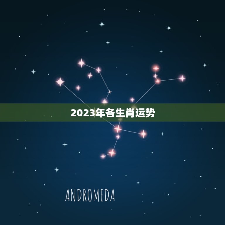 2023年各生肖运势