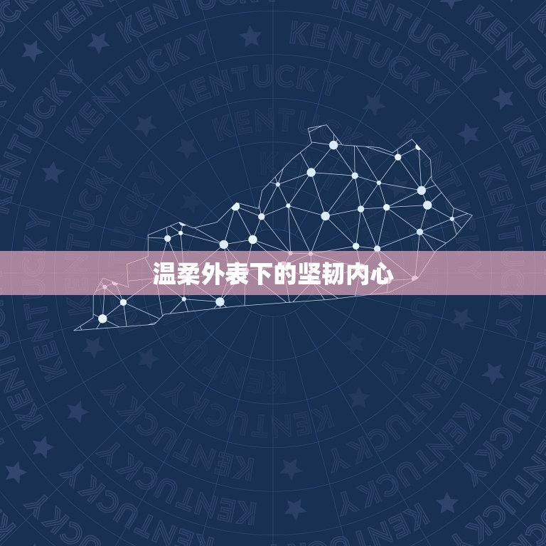 温柔外表下的坚韧内心