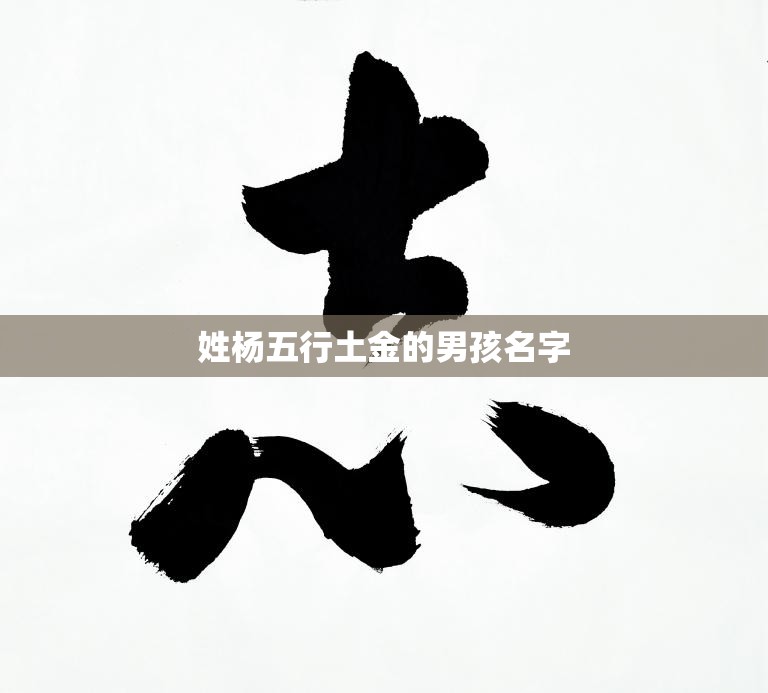 姓杨五行土金的男孩名字(探寻五行之道寻找完美名字)